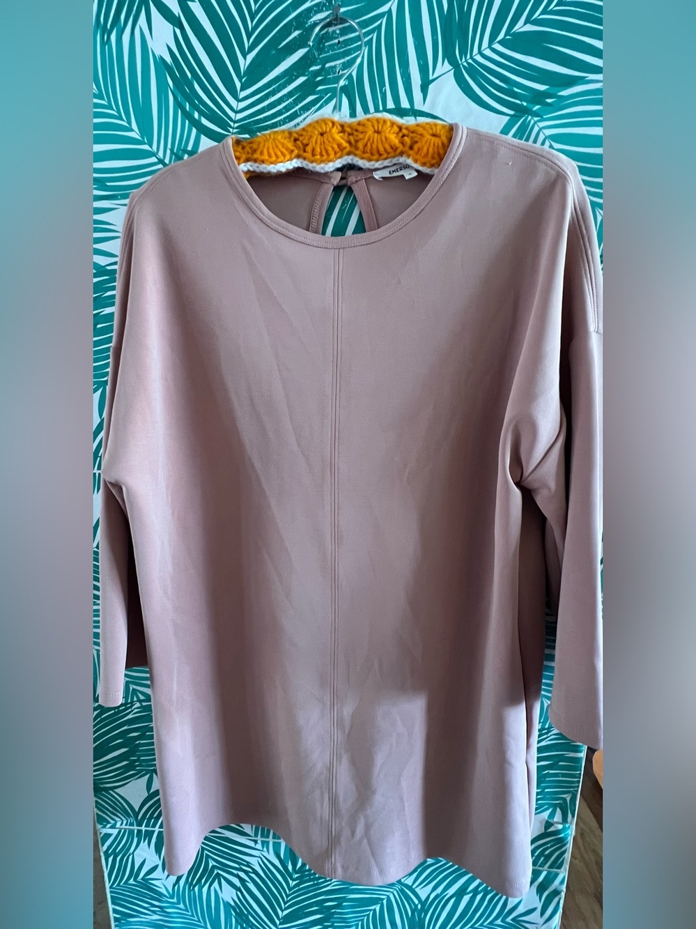 Emerson Fry Tunic dress in Dusty Rose Sz M